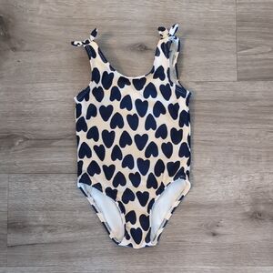 Heart Patterned Swimsuit